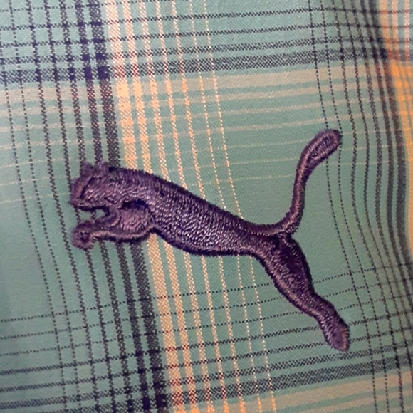 Puma Sport Lifestyle Mens Plaid Golf Shorts - Picture 5 of 6